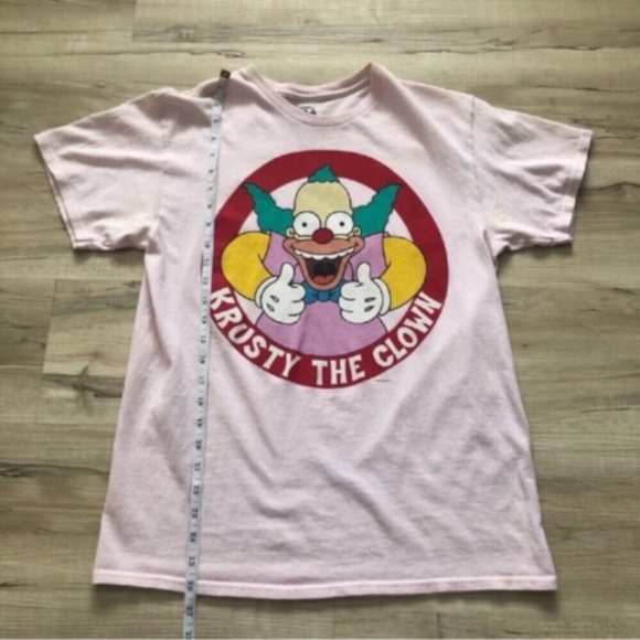 The Simpson’s Krusty the Clown Pink Tee Shirt - Picture 5 of 5